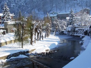 The Senio river in winter time