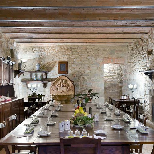 Medieval resort with olive oil tasting