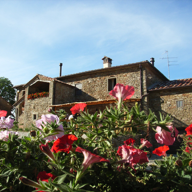 Country Stone House In A Quiet Environment