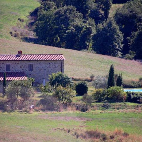 Villa con piscina tra Pienza e Montepulciano